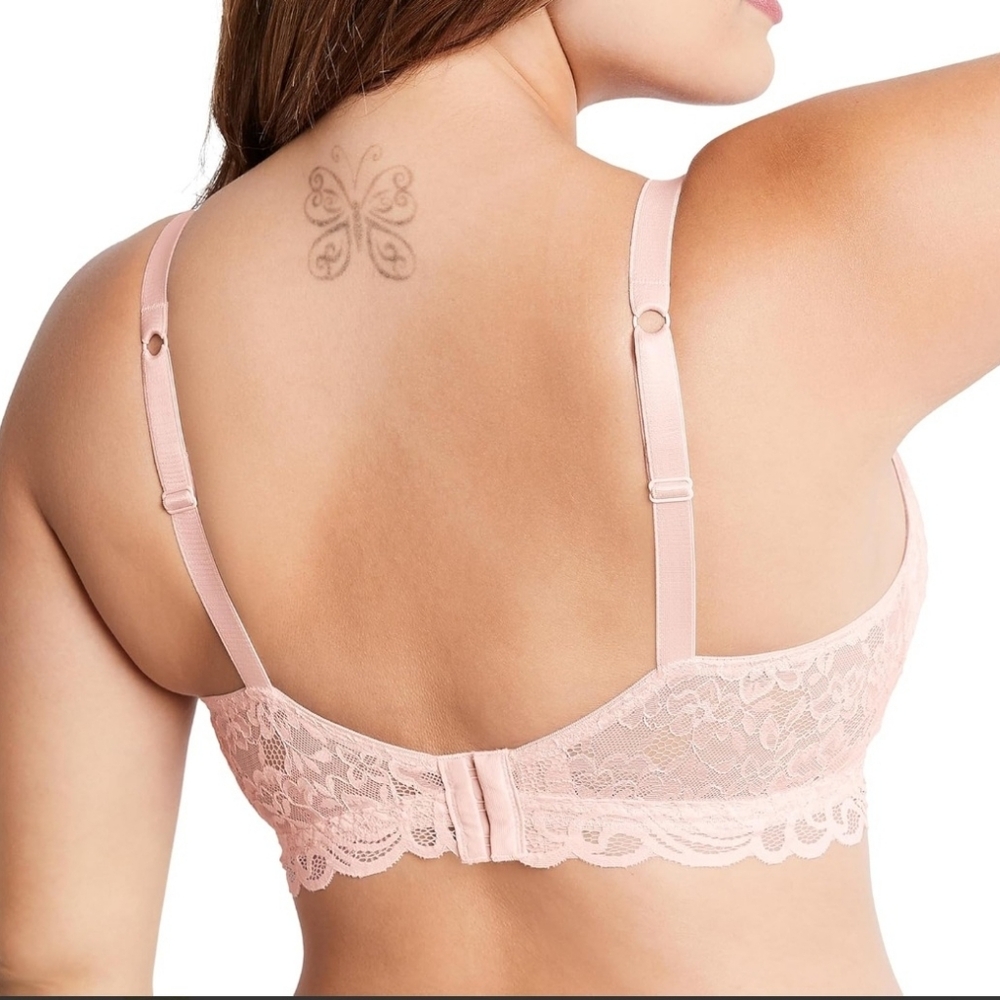 🩷BALI LACE WIRELESS CONVERTIBLE BRA SIZE 2X - Picture 3 of 9